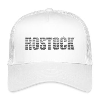 Rostock Line Font - Kids’ Trucker Cap - white - Front