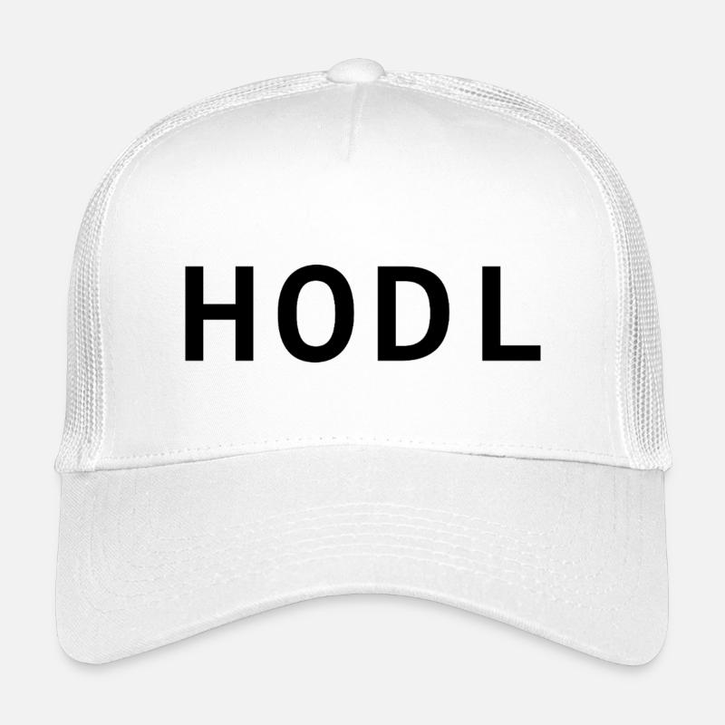 HODL - Kinder Trucker-Cap - Weiß