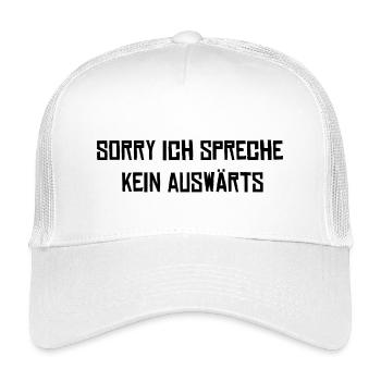 Désolé, je ne parle pas - Casquette trucker enfant - blanc - Devant