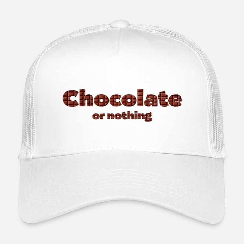 Chocolate pattern with 3D effect Kids’ Trucker Cap