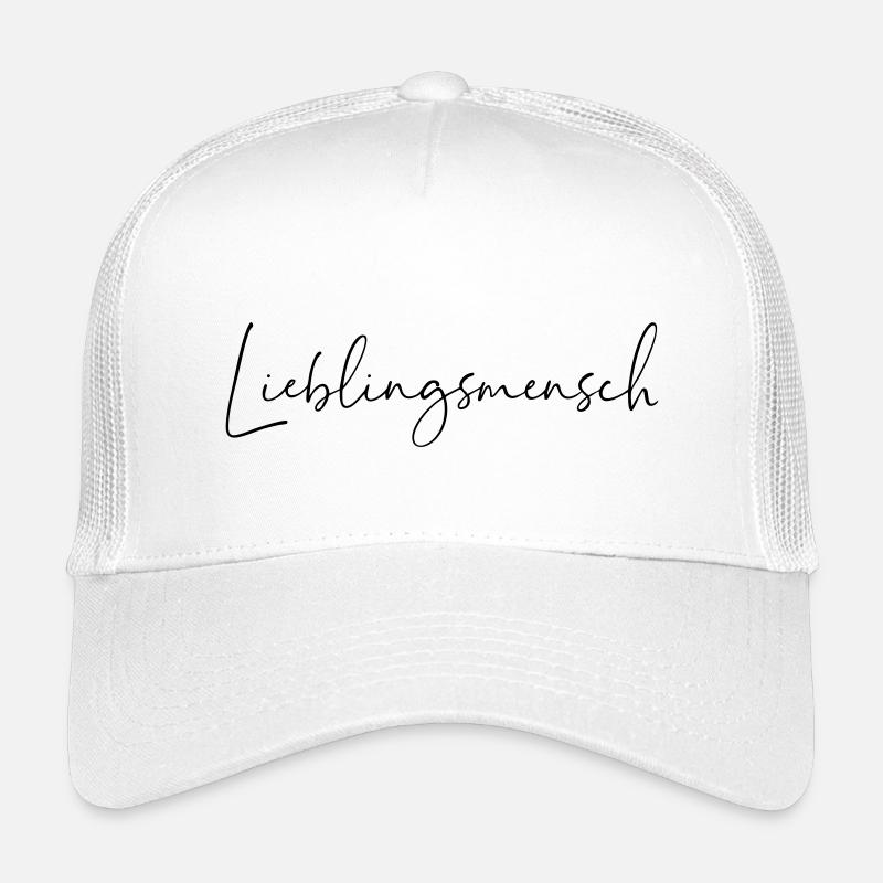 lieblingsmensch / handschrift design Kinder Trucker-Cap
