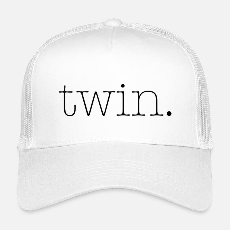 twin - Kids’ Trucker Cap - white
