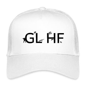 Good luck have fun - Kinder Trucker-Cap - Weiß - Vorne