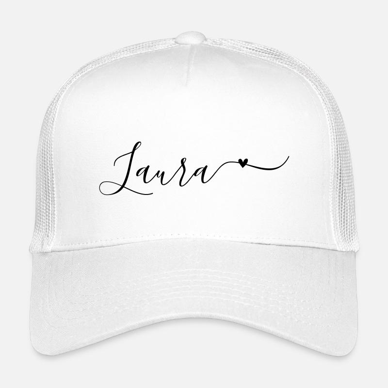 Laura Name First Name Decorative Kids’ Trucker Cap