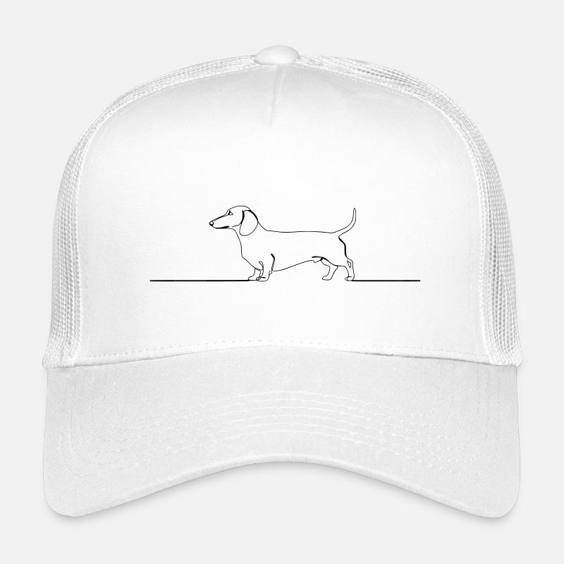 Art d’une ligne teckel teckel Casquette trucker enfant