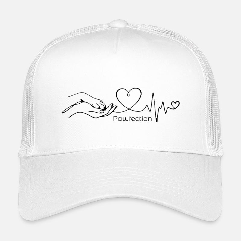 Création d’art en une ligne - Main dans la patte Casquette trucker enfant