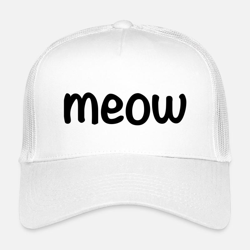 Meow - Casquette trucker enfant - blanc