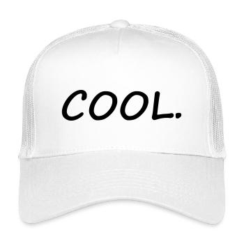 COOL - Kinder Trucker-Cap - Weiß - Vorne