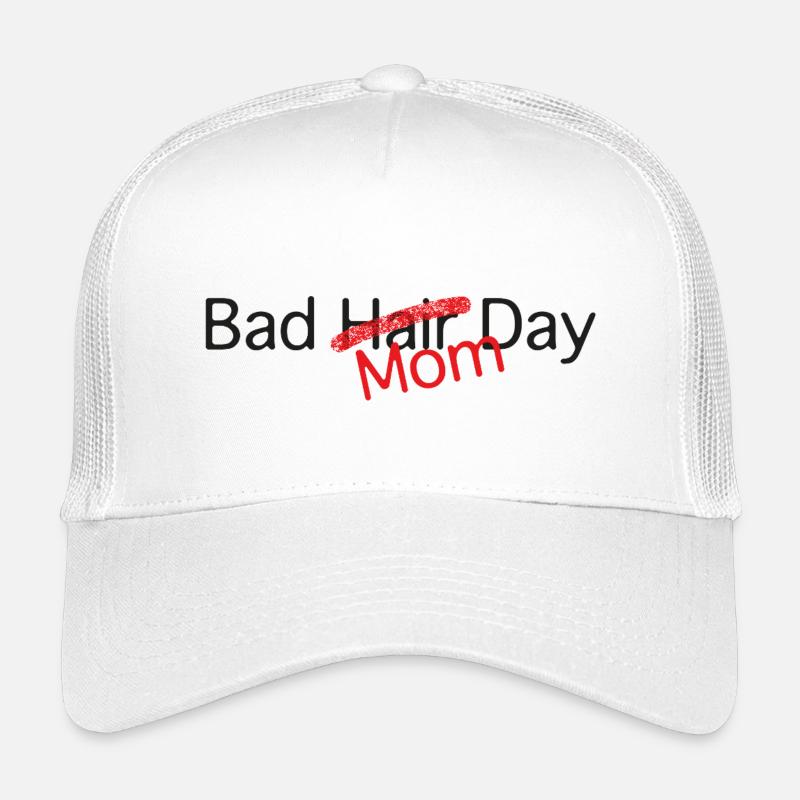 Bad Mom Day Humor Text - Kinder Trucker-Cap - Weiß
