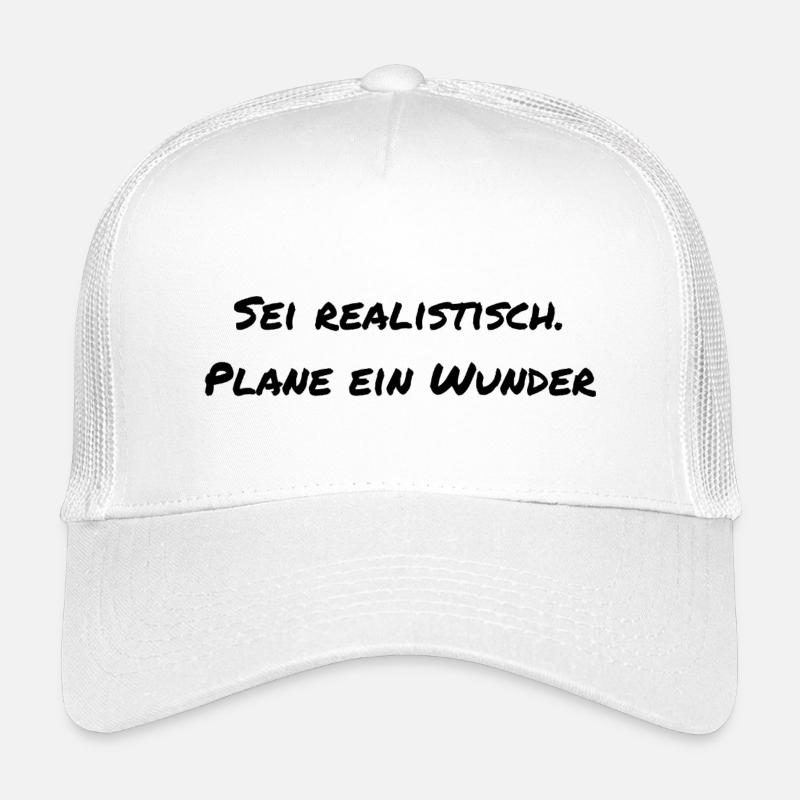 Saying Motivation - Kids’ Trucker Cap - white
