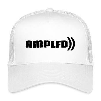 amplfd_--rugged - Kids’ Trucker Cap - white - Front