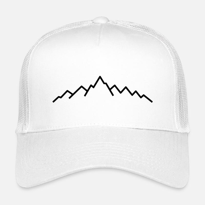 Berge Linie Gebirge Horizont Kinder Trucker-Cap