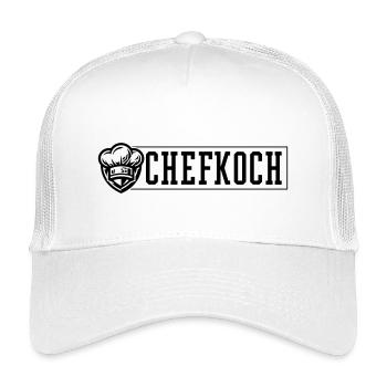 Chapeau de chef chef - Casquette trucker enfant - blanc - Devant