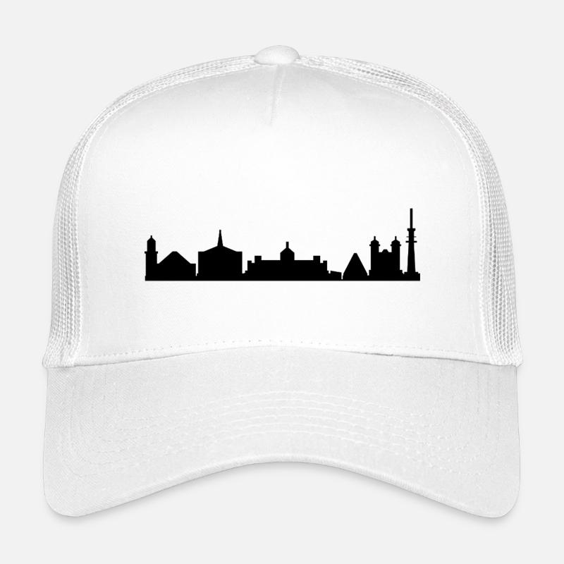Skyline von Karlsruhe Kinder Trucker-Cap