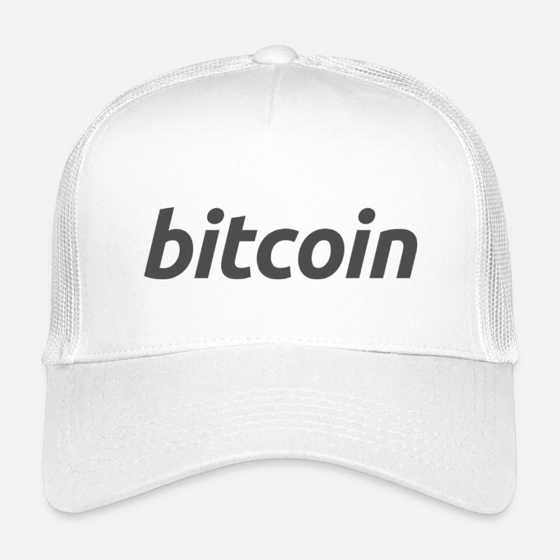 bitcoin Logo - Kinder Trucker-Cap - Weiß