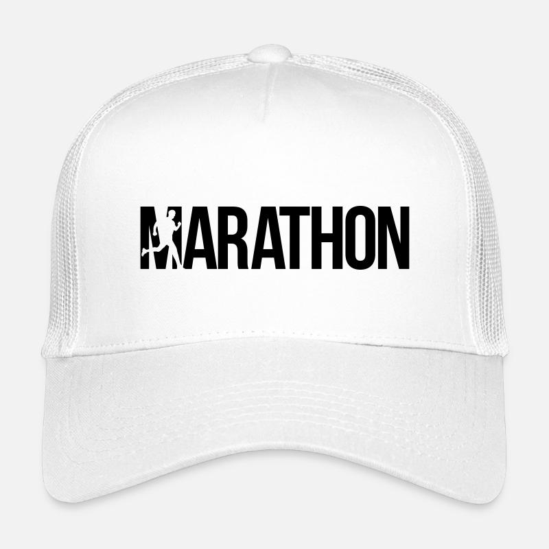 marathon - Kids’ Trucker Cap - white