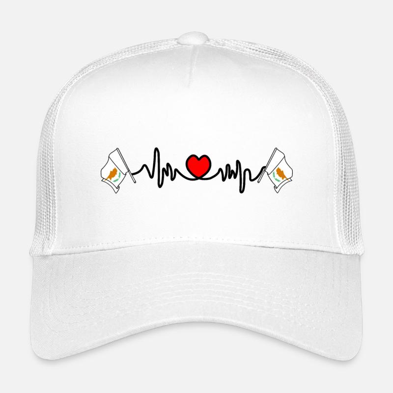 Herzfrequenz-Cardio für Zypern Kinder Trucker-Cap