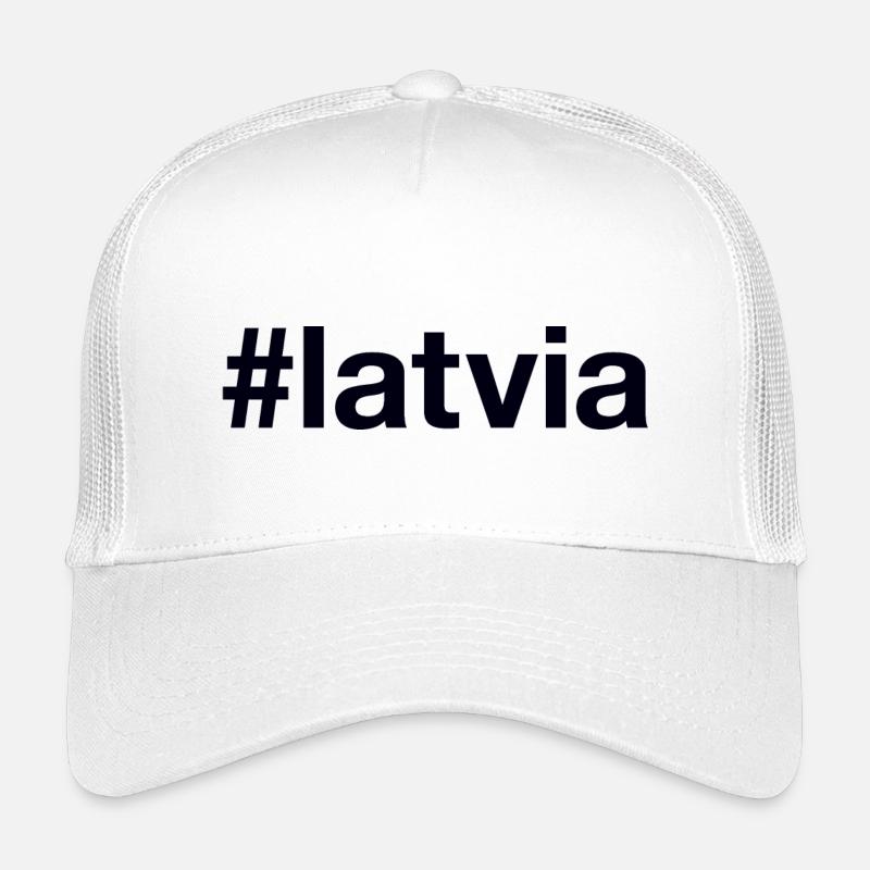 LATVIA Hashtag Lettland Kinder Trucker-Cap