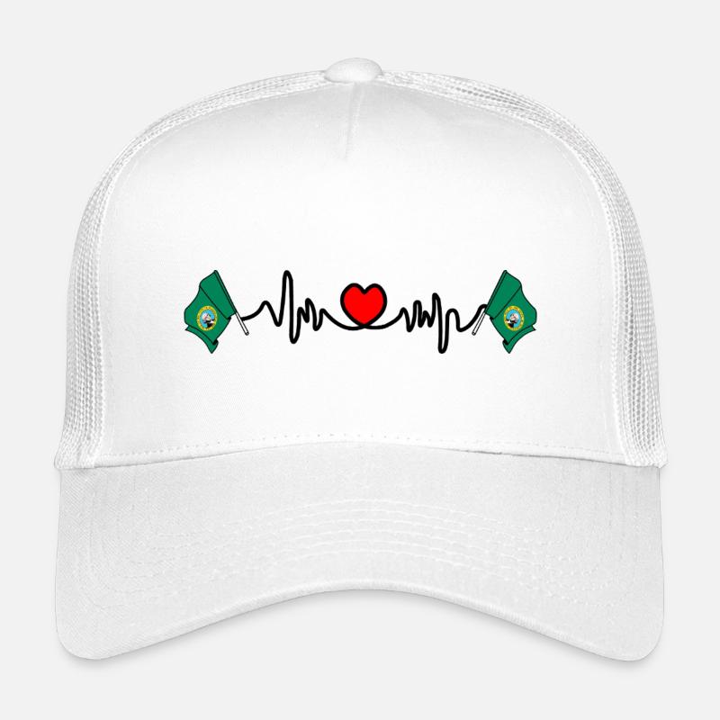 Heart rate cardio for Washington Kids’ Trucker Cap