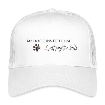 Funny saying for dog owners - Kids’ Trucker Cap - white - Front