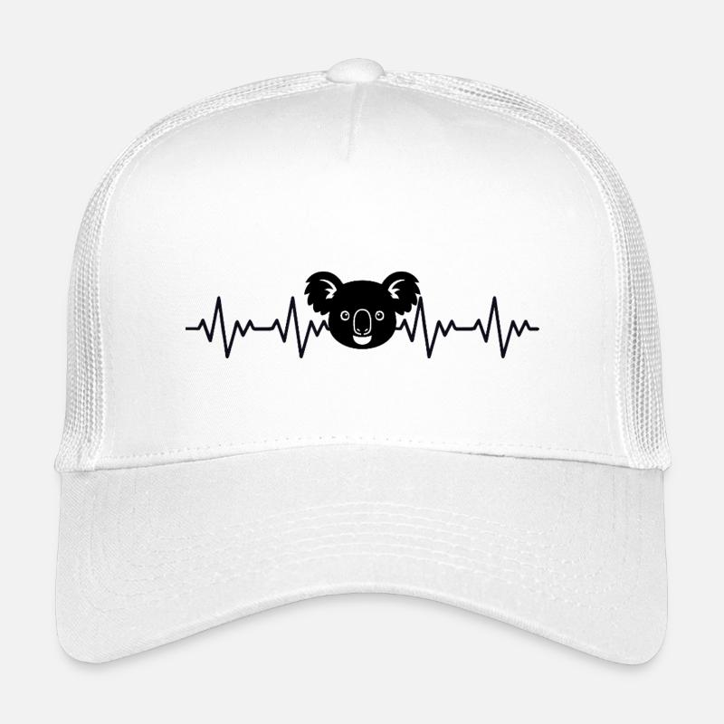 Koala EKG Herzschlag Kinder Trucker-Cap