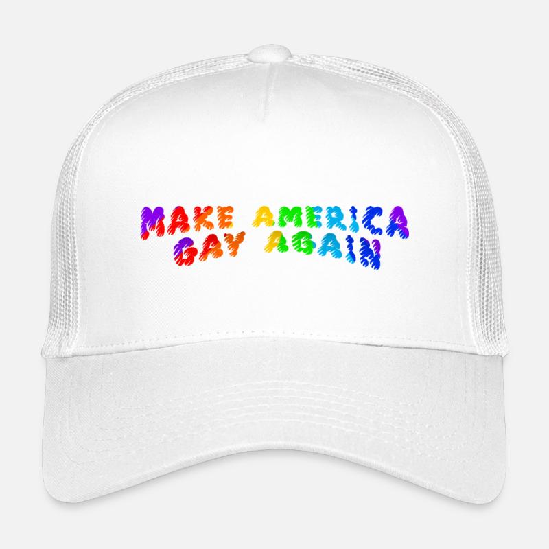 Make America Gay Again - Kinder Trucker-Cap - Weiß