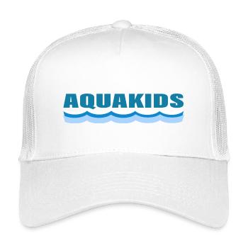 AQUAKIDS - Kinder Trucker-Cap - Weiß - Vorne