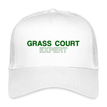 Maillot de tennis Grass Court Expert London Halle - Casquette trucker enfant - blanc - Devant