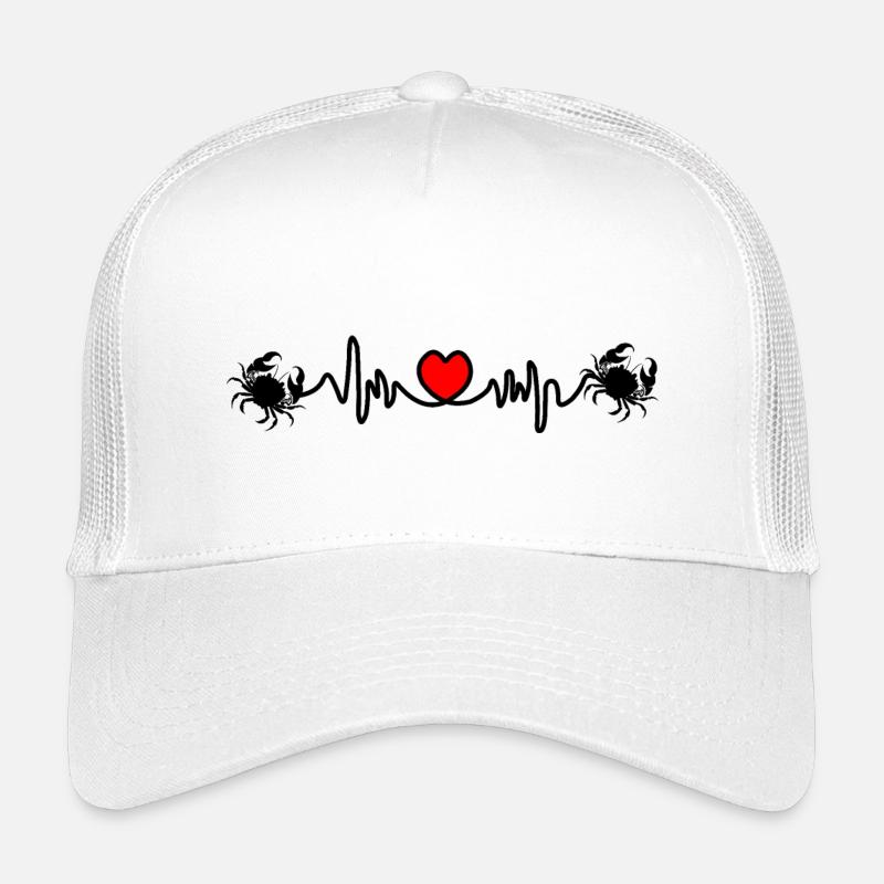 Herzfrequenz Kardio Krebs Krebs Kinder Trucker-Cap