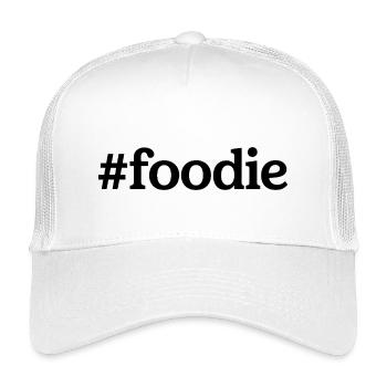 Foodie Quote - Kids’ Trucker Cap - white - Front