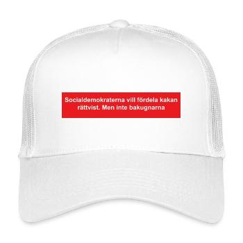 Motif de lutte équitable social-démocrate - Casquette trucker enfant - blanc - Devant