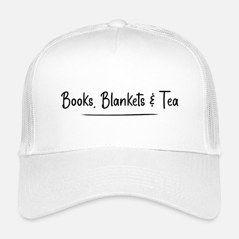 Bücher, Decken und Tee Kinder Trucker-Cap