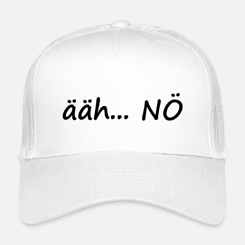 ääh... NÖ - Kinder Trucker-Cap - Weiß