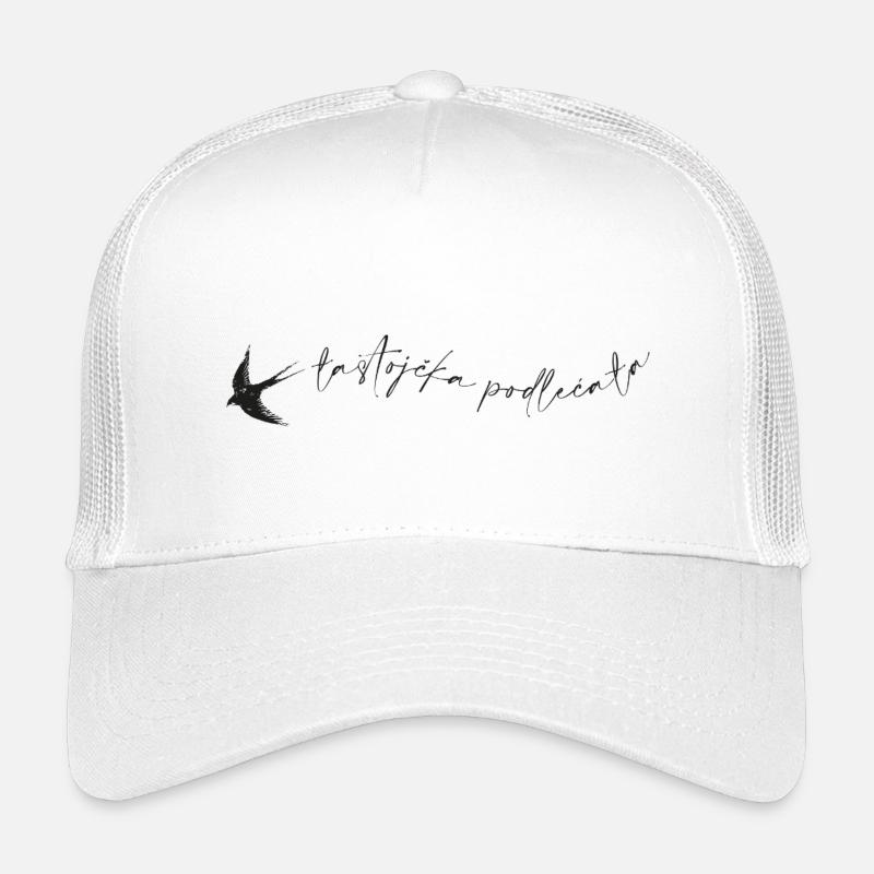 ŁASTOJČKA PODLEĆAŁA - Kinder Trucker-Cap - Weiß