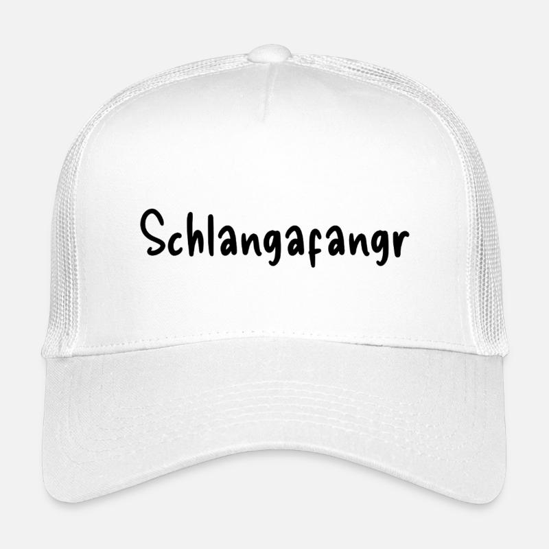 Schlangafangr - Kinder Trucker-Cap - Weiß
