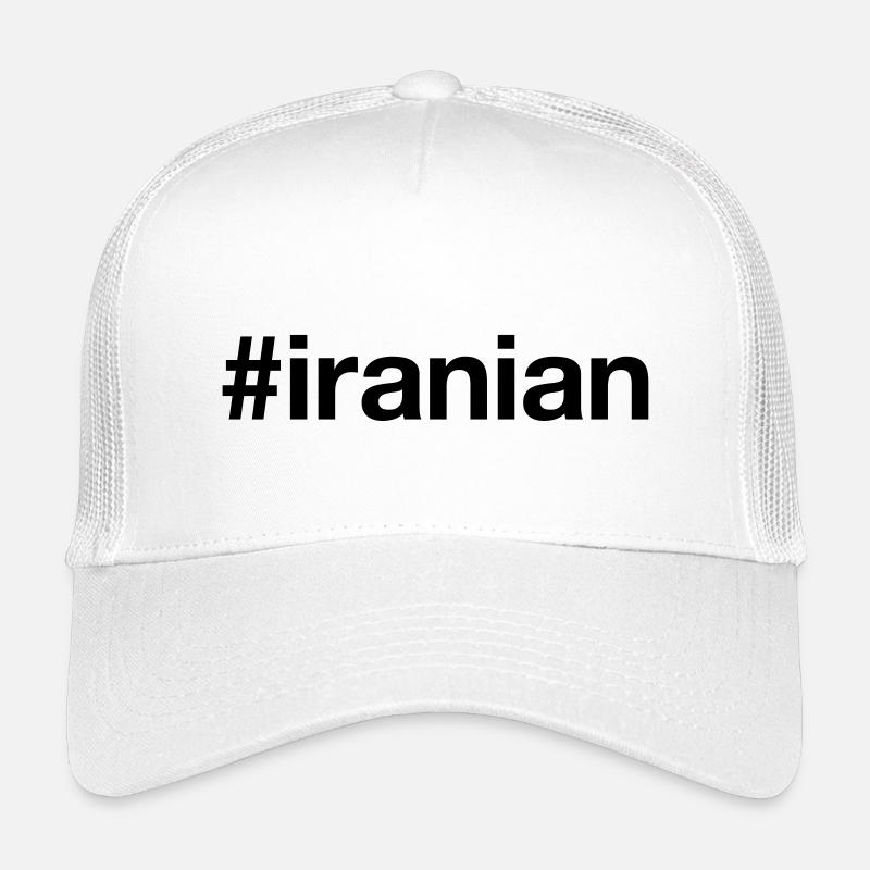IRAN Hashtag Iraner Iranisch iranian - Kinder Trucker-Cap - Weiß