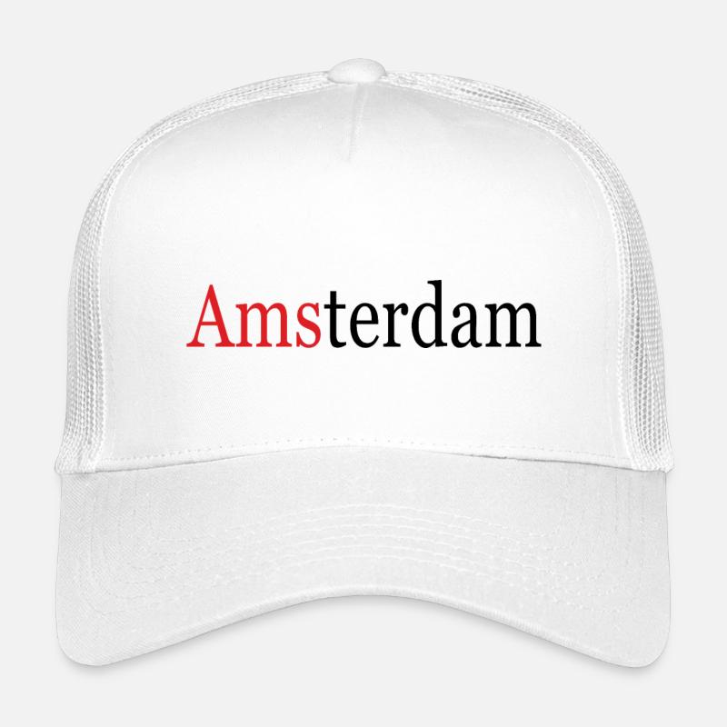 Amsterdam - Kinder Trucker-Cap - Weiß