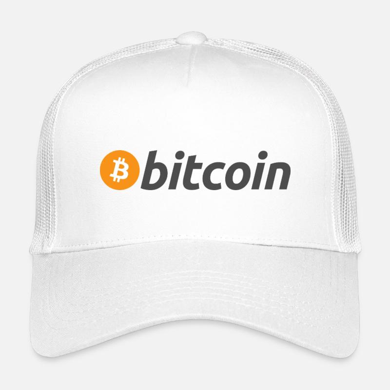 Bitcoin - Kinder Trucker-Cap - Weiß