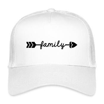 Family - Kinder Trucker-Cap - Weiß - Vorne