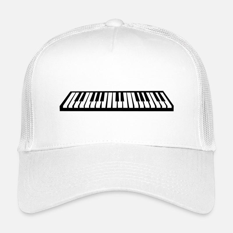 Klavier oder Keyboard Kinder Trucker-Cap