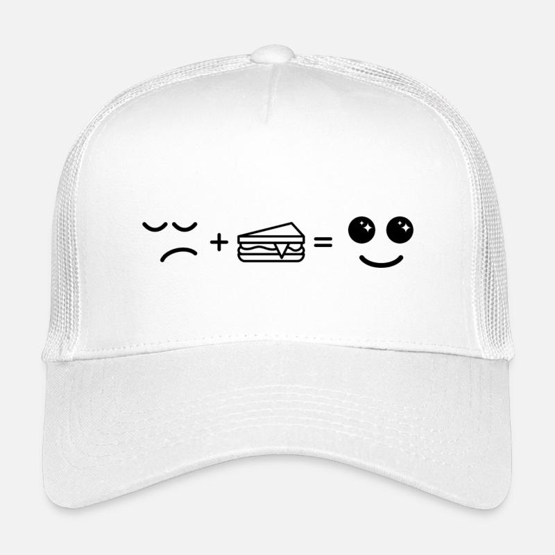 Traurig essen Kuchen Werden Glücklich Kinder Trucker-Cap