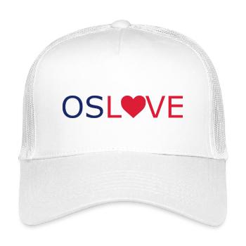 Oslo - Amour - OSLOVE - Norvège - Norvège - Norvège - Casquette trucker enfant - blanc - Devant