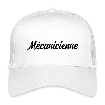 Mécanicienne Automobile Réparation Moteur Auto Pro - Casquette trucker enfant - blanc - Devant