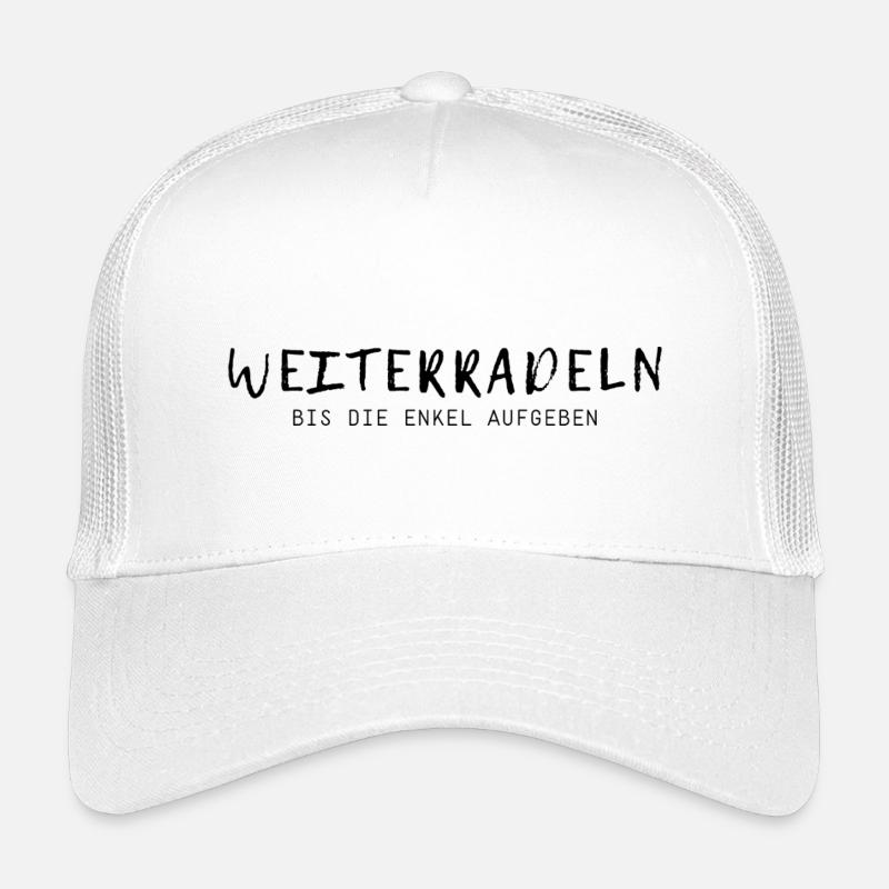 Weiterradeln - Kinder Trucker-Cap - Weiß