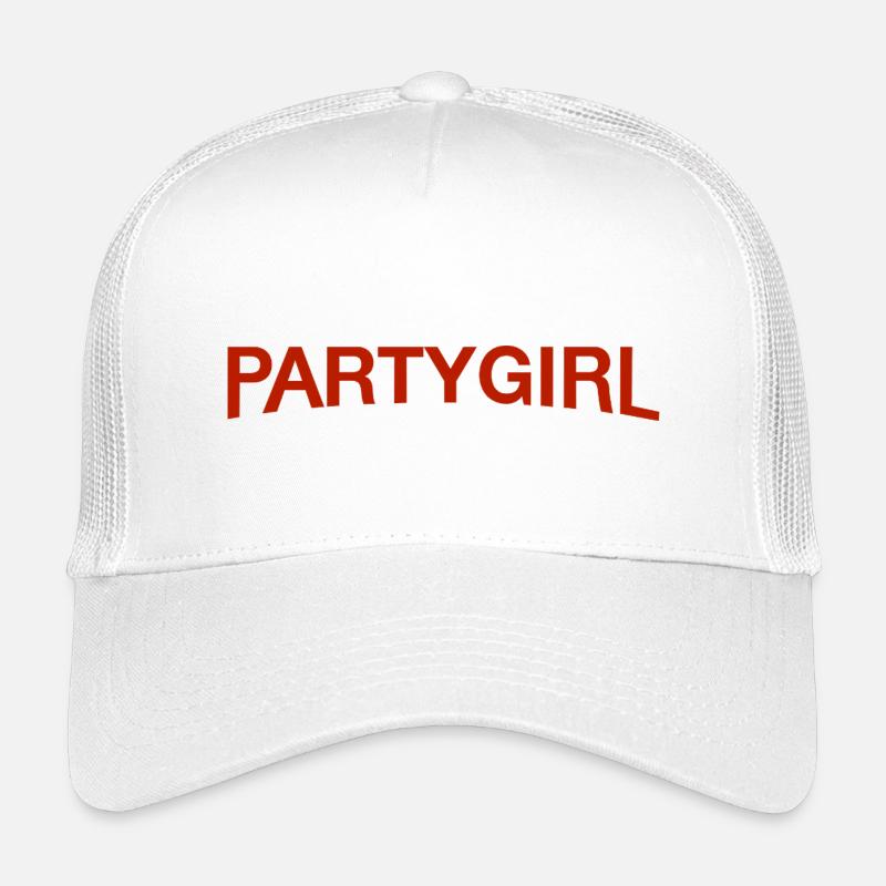 Partygirl - Kinder Trucker-Cap - Weiß