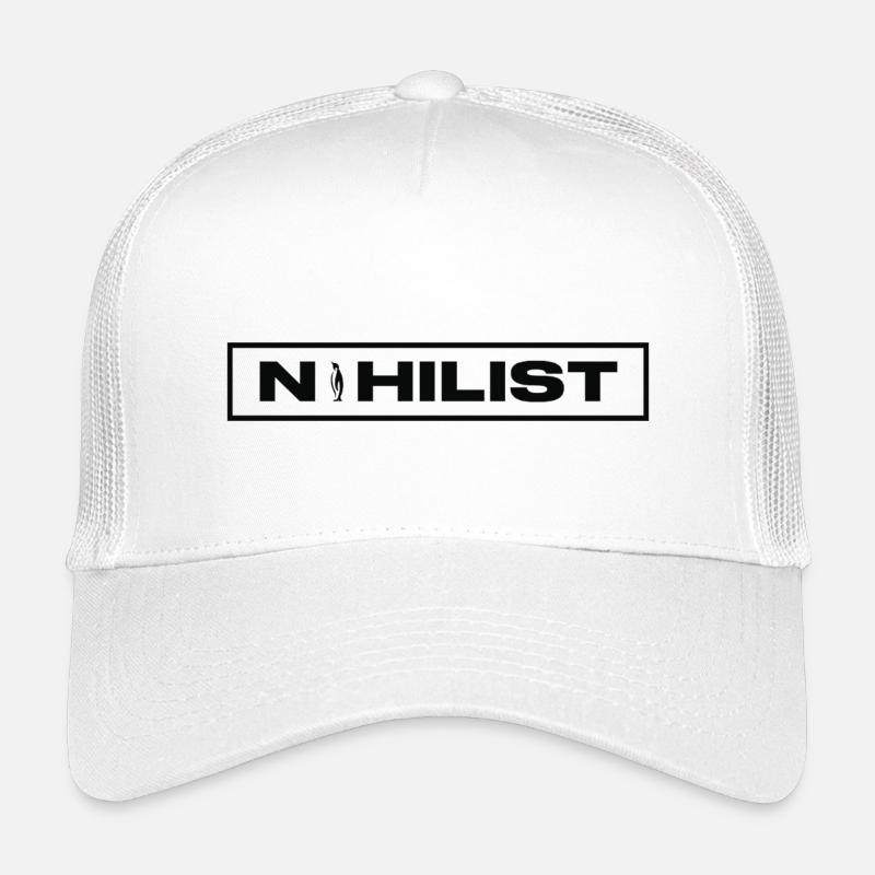 NIHILIST_PENGUIN_DARK Kinder Trucker-Cap