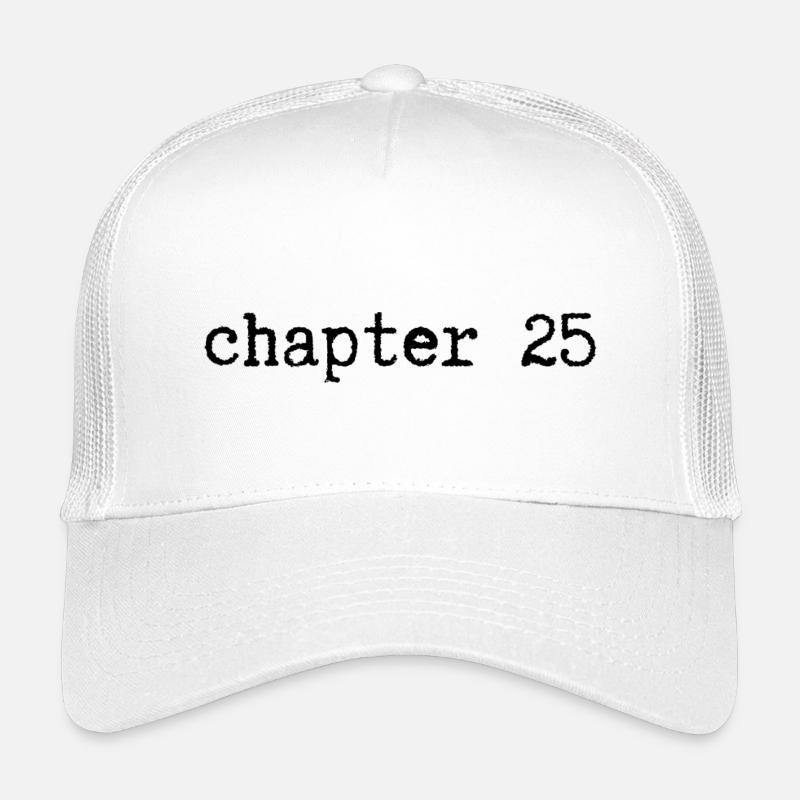 chapitre 25 Anniversaire Casquette trucker enfant