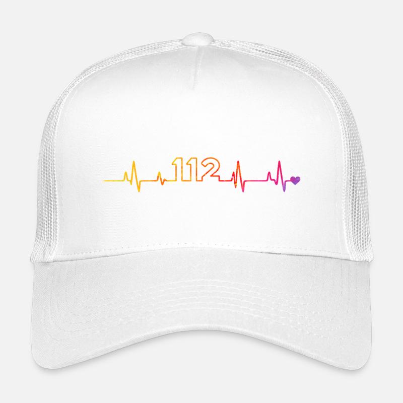 Fire Brigade 112 - Kids’ Trucker Cap - white