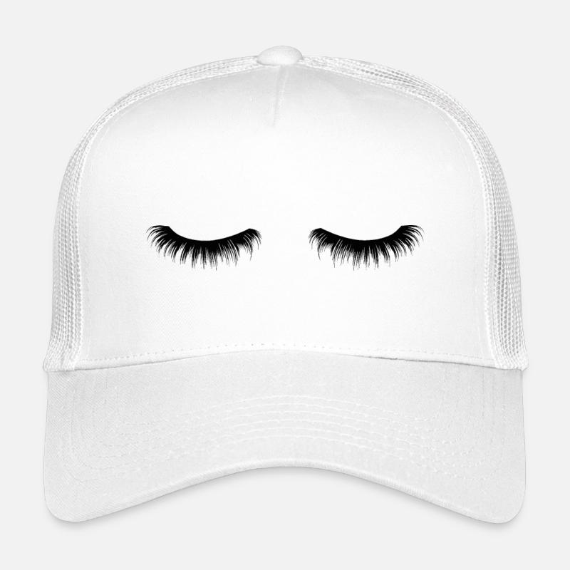 Abstraktes Farbenspiel auf Leinwand - Kinder Trucker-Cap - Weiß