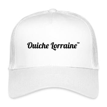 Ouiche lorraine - La Classe Américaine citation - Casquette trucker enfant - blanc - Devant